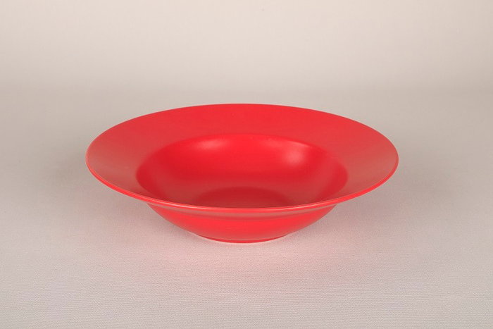 Hermia PT025126F975A0000000AMTE00 Plato de Servicio Cerámica Rojo Mate 26 x 26 x 6.5 cm